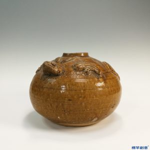 ED002 東晉越窯褐青瓷道教蛙形尊