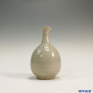 FB013 唐代邢窯米白釉細頸玉壺春瓶