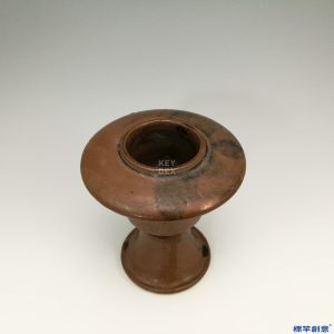 GE001 金代磁州窯醬釉高足佛教行爐