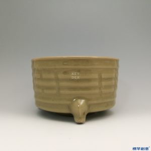 HA019 元代龍泉窯青瓷道教八卦紋奩式香爐