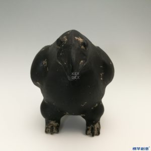 AA010 龍山文化黑陶鷹形薄胎尊