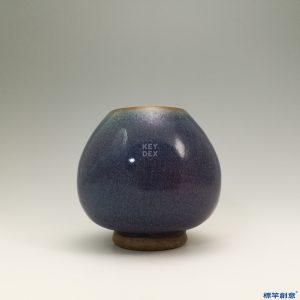 GA035 宋代鈞窯紫紅釉雞心形道教供水杯