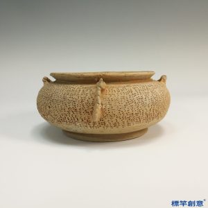 CA003 春秋時期原始青瓷針刻紋簋式三足薰爐