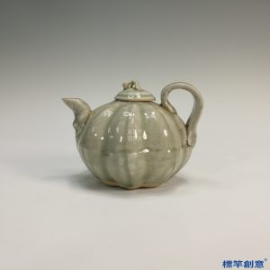 GC039 南宋湖田窯青白瓷瓜稜形小壺