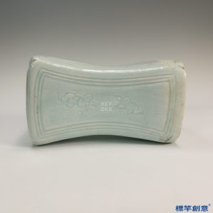 GB039 北宋湖田窯青白瓷刻嬰戲紋求子瓷枕