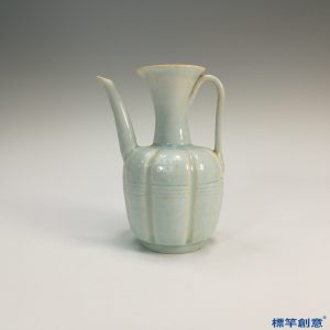 GC050 南宋湖田窯青白瓷瓜稜形執壺