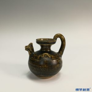 EB027 晉代德清窯褐青瓷雞首小壺