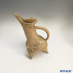 CA002 春秋時期灰陶單把鳥形鬹