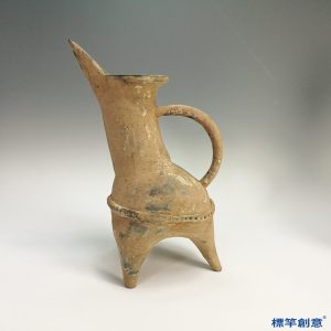 CA002 春秋時期灰陶單把鳥形鬹