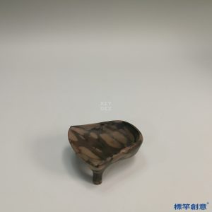 GC119 南宋豹紋石鞋形風字硯