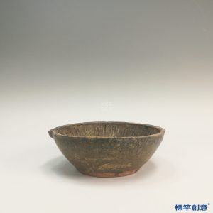 GC134 南宋建窯黑陶研磨茶臼