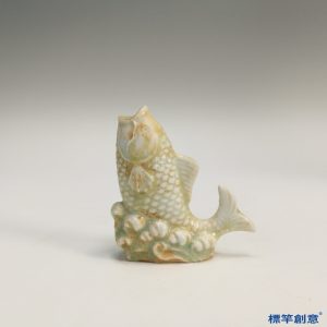 GC137 南宋湖田窯青白瓷鯉魚形文房硯滴
