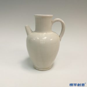 FB054 唐代邢窯白釉素面無紋執壺