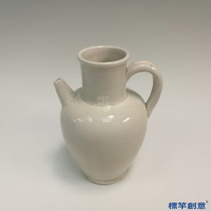FB054 唐代邢窯白釉素面無紋執壺