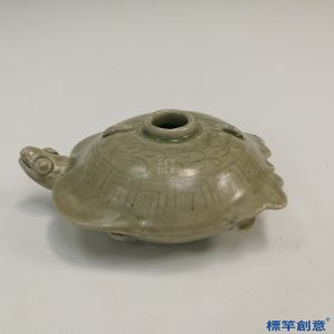 FC054 五代越窯青瓷龜形文房水盂