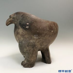 AA011 仰韶文化黑陶鷹形鼎鷹形尊