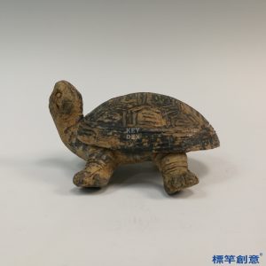 FB112 唐代龜形文房澄泥硯