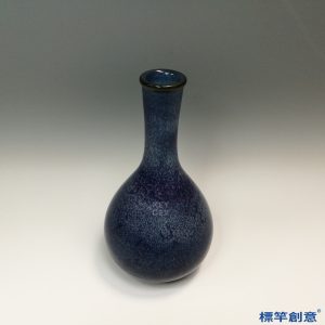 GA073 宋代鈞窯紫藍釉長頸瓶