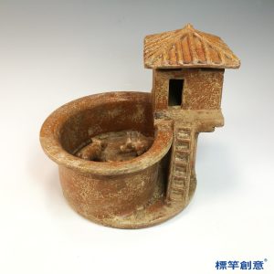 DB048 漢代黃釉陶豬圈