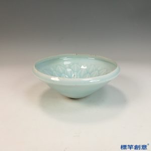 GA001 宋代青白瓷刻蓮瓣紋薄胎佛教供水器