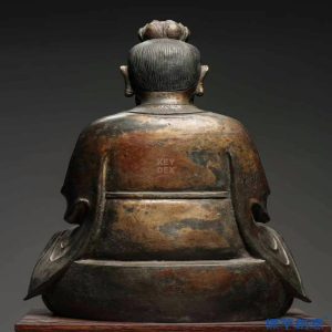 HB068 明代銅鎏金太上老君造像