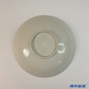 GB196 北宋定窯白釉印花小芒口鴛鴦盤