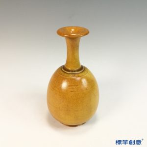 FB163 唐代鞏義窯黃釉長頸淨瓶