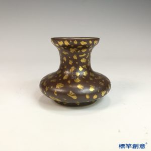 IA096 清代乾隆仿銅器灑金文房水盂