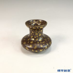 IA096 清代乾隆仿銅器灑金文房水盂